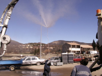 Essai pompe à eau très haute pression de 850 bars